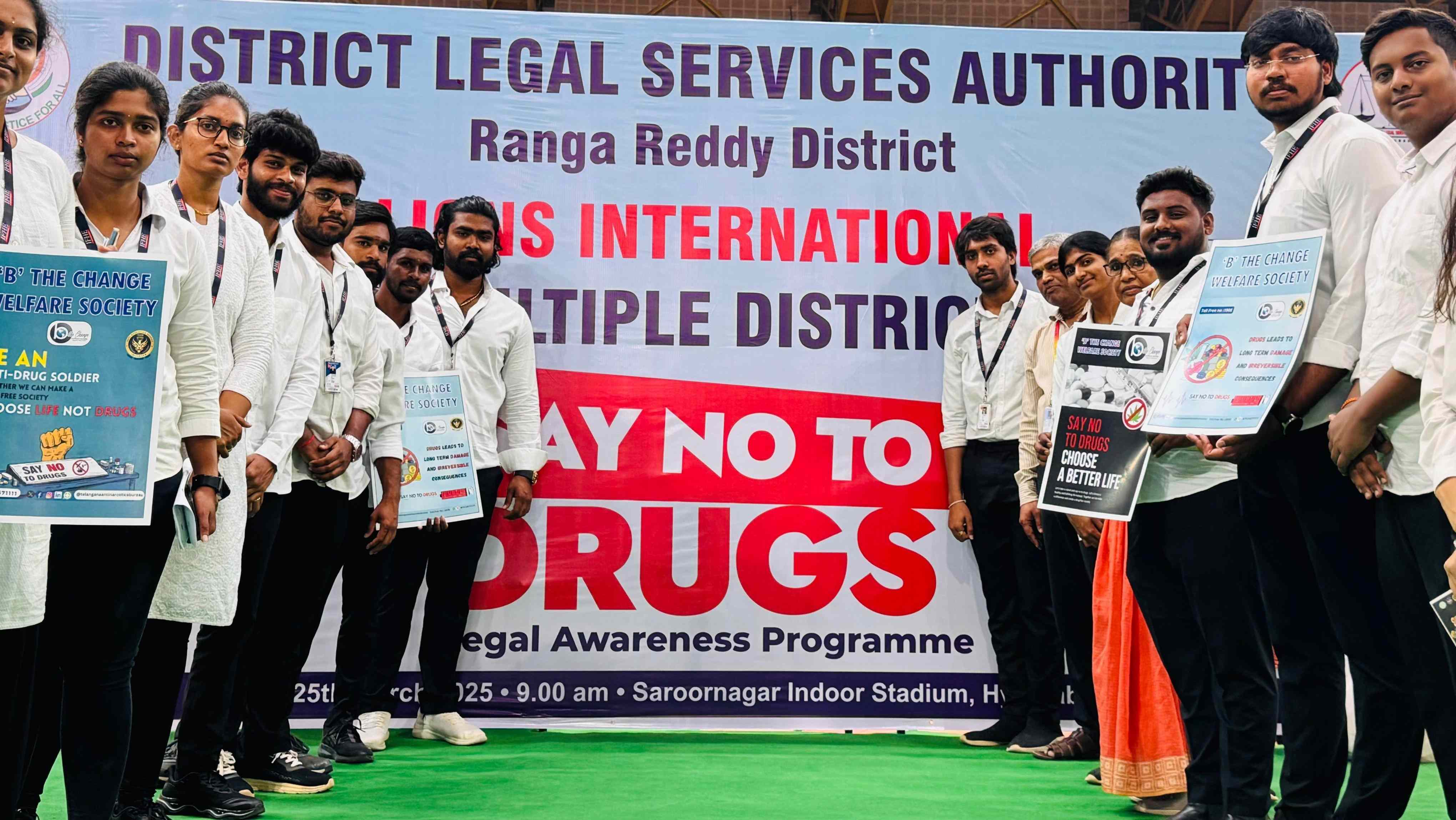 Awareness campaign focused on child rights and the eradication of drugs