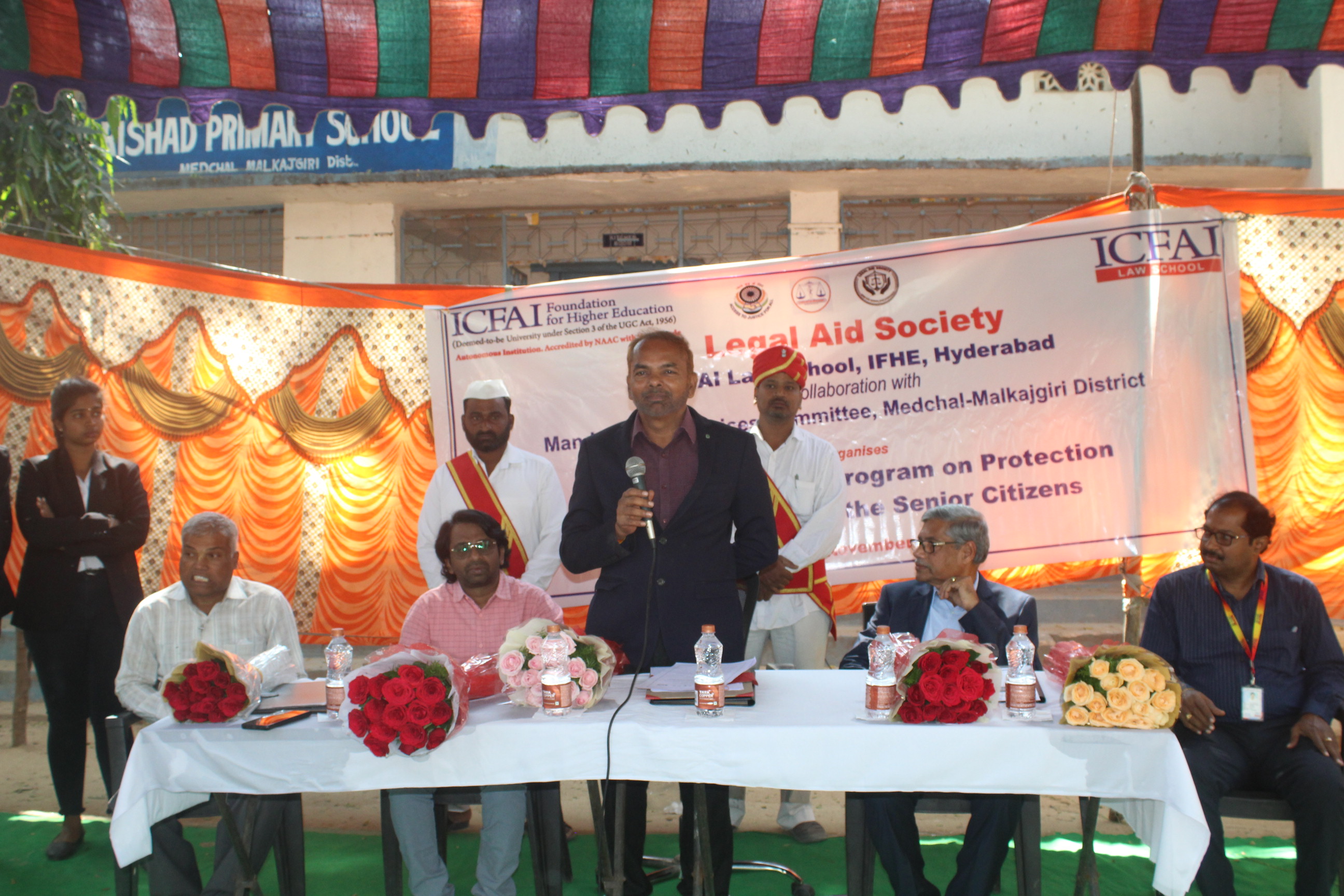 Legal Awareness Programme on the Protection of the Rights of the Senior Citizen in Athvelly Village, Medchal Malkajgiri District on 16th November 2024 
