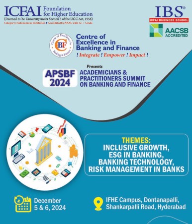 Academicians & Practitioners Summit on banking and Finance