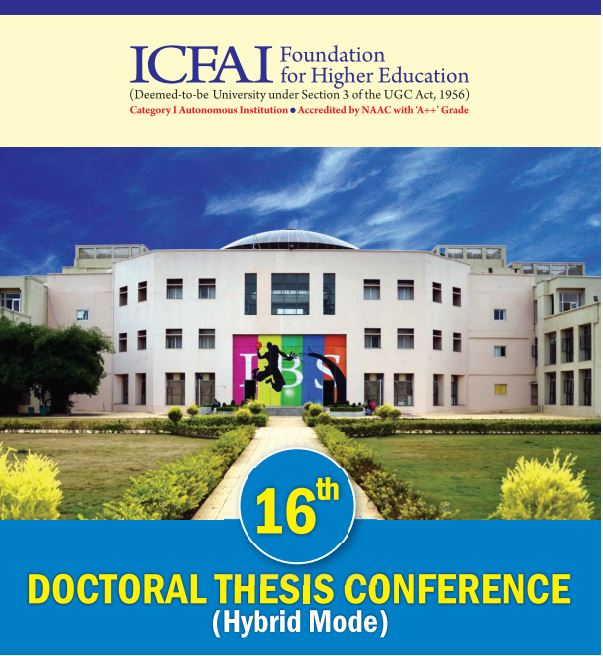 16th Doctoral Thesis Conference (Hybrid Mode)