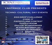 Techno-Cultural Fest by Yantrikee Club 19th May, 2023