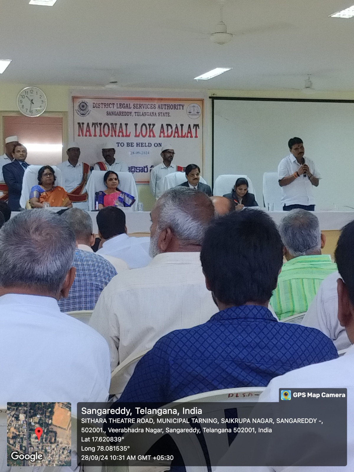 Legal aid members from 4th and 5th-year volunteered for the Lok Adalat in DSLA Ranga Reddy, Hyderabad City Civil Court, Secunderabad City Civil Court, Medchal District court, Sangareddy District Court and Kukatpally court.