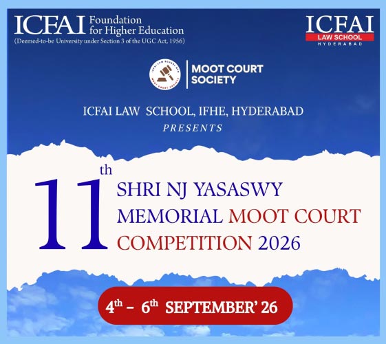 11th Shri. NJ Yasaswy Memorial Moot Court Competition, 2026