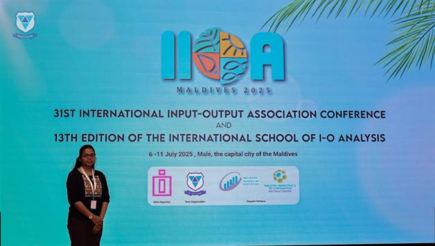 Ph.D. Scholar Presents Research at International Conference in the Maldives