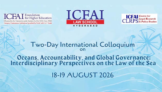 Two Day International Colloquium on Oceans, Accountability, and Global Governance: Interdisciplinary Perspectives on the Law of the Sea.