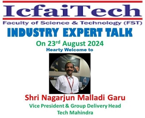 Industry Expert Talk By Nagarjun Malladi