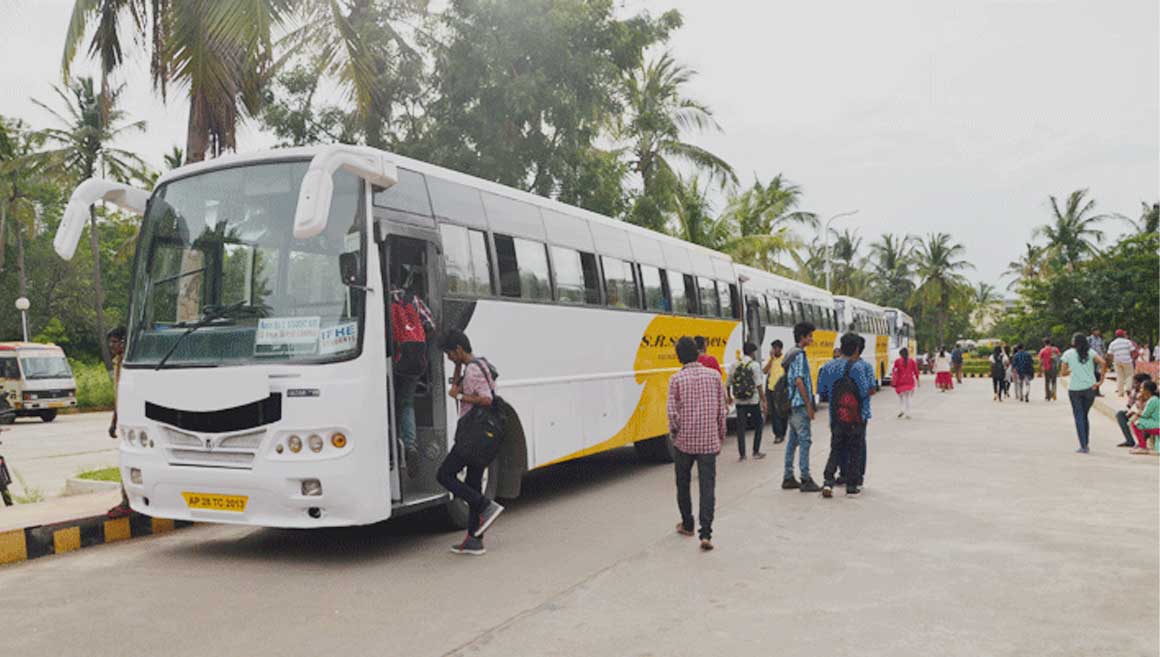 IFHE Hyderabad campus transport facility